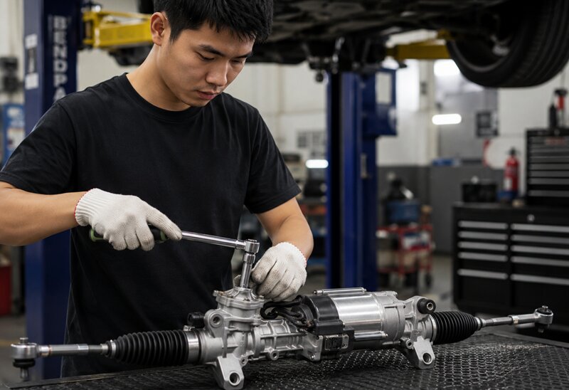 các hạng mục sửa chữa hệ thống lái