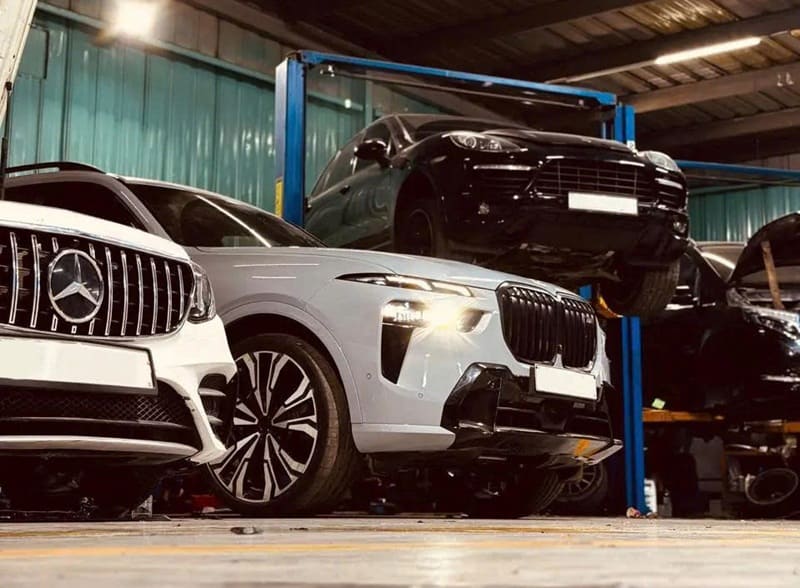 gara sửa gầm xe ô tô tại thủ đức