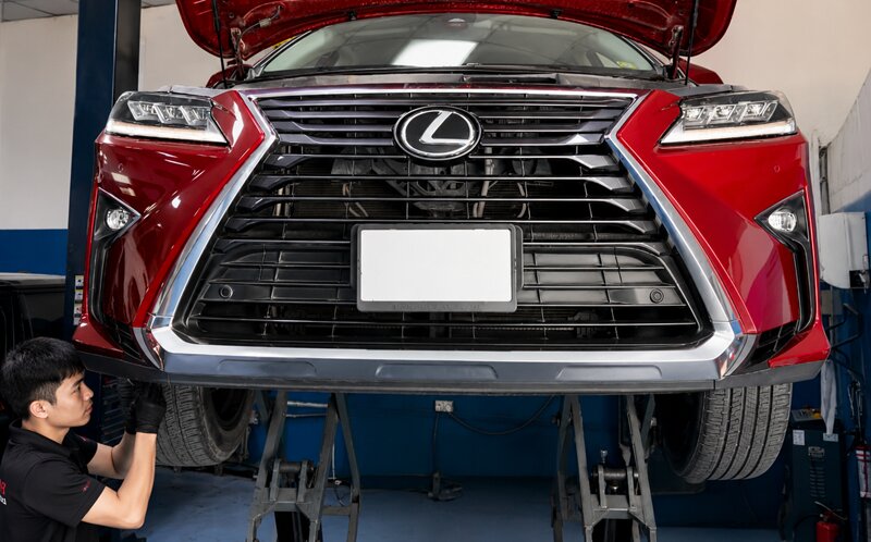 bảo dưỡng lexus v8 garage