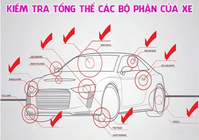 chuẩn bị thông tin đặt lịch sửa ô tô